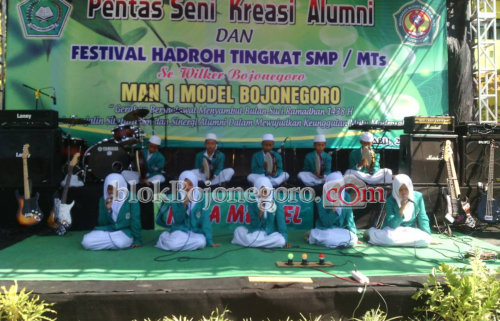 Gerakan Bersholawat, Kreasi Seni Sambut Ramadan Ala MAN 1